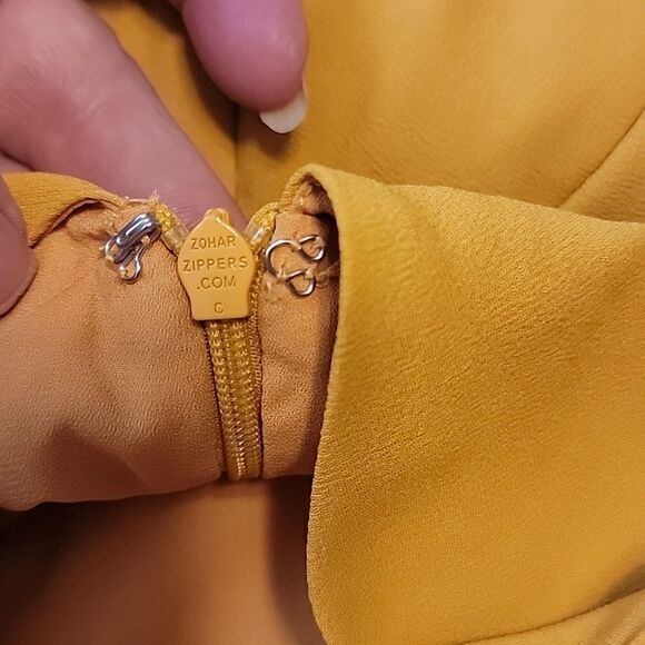 NWOT Gianni Bini Asymmetrical Maxi in mustard yellow 💛 - Picture 9 of 10